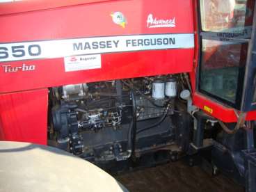 Trator mf 650 4x4 - ano: 2004