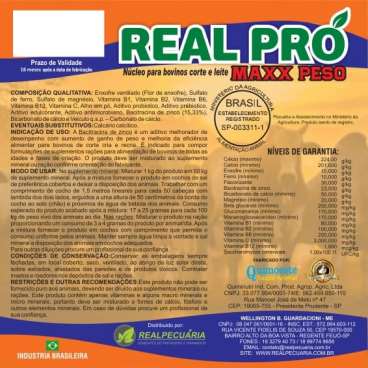 Real pró maxx peso promotor de crescimento e engor