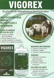 Vigorex para engorda e leite.