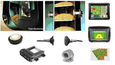 Monitoramento de colheita sensores e cameras