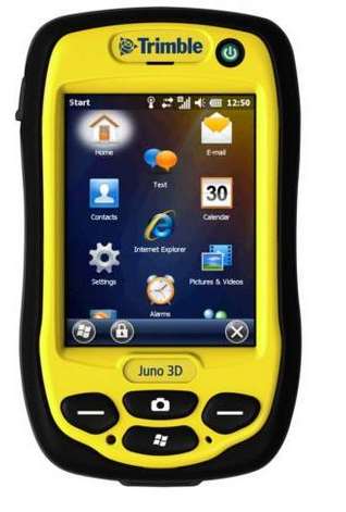 Receptor trimble juno 3d