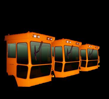 Cabinas para maquinário jacto