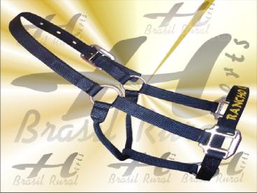 Cabresto para cavalo nylon azul marinho