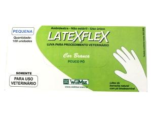 Luvas de latex para procedimento vet. latexflex ta