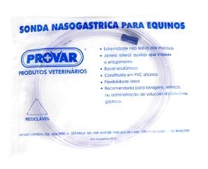 Sonda nasogástrica para equinos 8mm