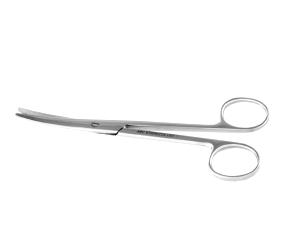 Tesoura cirurgica 15 cm curva romba/romba
