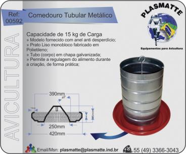 Comedouro tubular cap. 15 kg