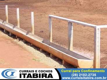 Curral para confinamento itabira