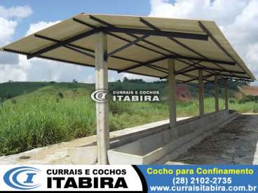 Curral para confinamento itabira