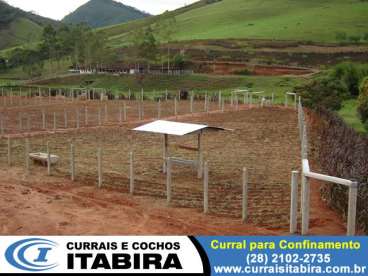 Curral para confinamento itabira