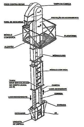 Elevador de canecas