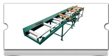 Mesa roletada acionada turbina