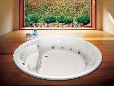 Jacuzzi cortina é uma banheira