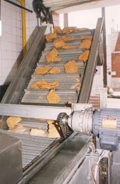 Fritador contínuo para empanados incalfer