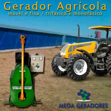 Gerador agricola de energia tratorizado de 30 kva