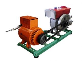 Gerador acoplado para motor diesel