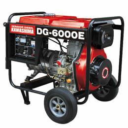 Gerador kawashima dg6000e - diesel