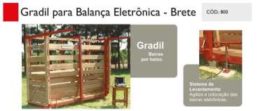 Gradil para balancas eletronicas progresso