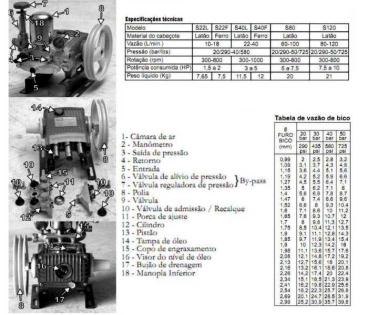 Bomba de pistao - kawashima s22f