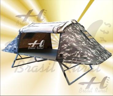 Cama status para casal camuflada