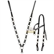 Conjunto peitoral e cabecada campolina sv5516