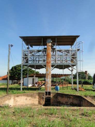 Silo bin para laranja - capacidade 60 ton