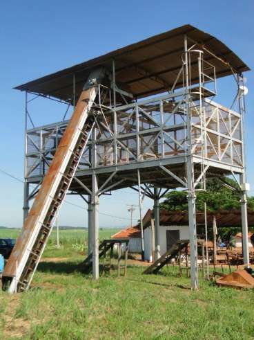 Silo bin para laranja - capacidade 60 ton