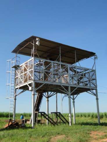 Silo bin para laranja - capacidade 60 ton