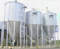 Silos de expedicao fundo conico