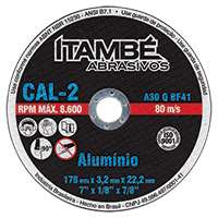 Discos de corte alumínio especial itambe