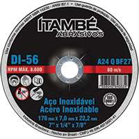 Discos de desbaste inox di-55 / di-56 itambe