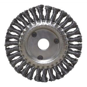 Escova circular trancada aco inox