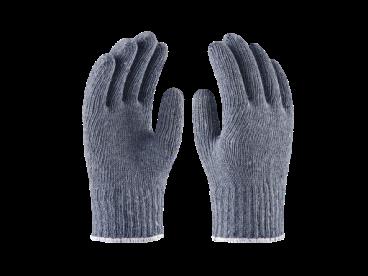 Luvas tricotada algodo cinza 340c