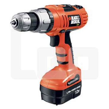 Furad/paraf 3/8 hp120k biv vvr 12v black y decker