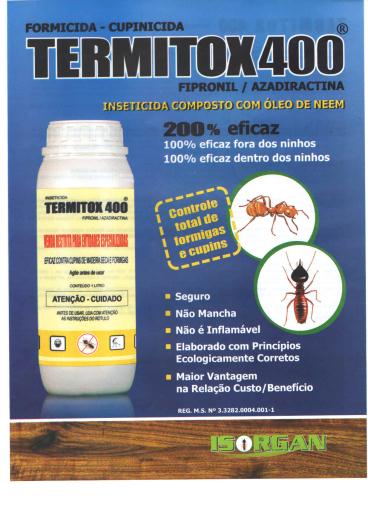 Termitox 400 - elimina formigas, cupins,pulgas