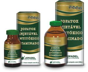 Jofatox injetável antitóxico vitaminado