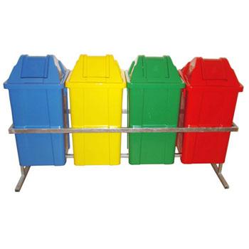 Lixeira seletiva 60 litros