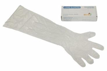 Luvas glovetec eva - importada - 80 cm (cx. c/ 100