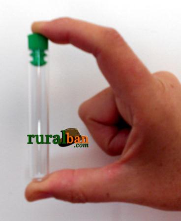Tubo de ensaio 12 x 75 mm (5 ml) com tampa verde -