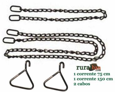 Correntes obstétricas - jogo com 4 pecas