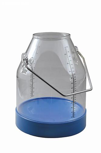 Balde transparente para ordenhadeira - 30 litros