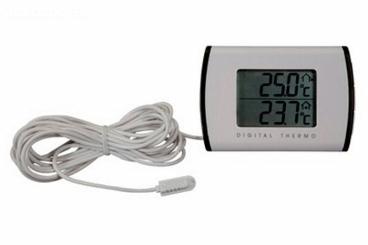 Termometro digital, temperatura interna e externa