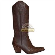 Bota texas couro de avestruz sv8915