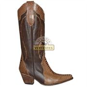 Bota texas canela de avestruz sv8956