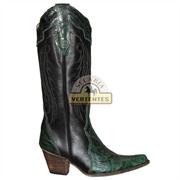 Bota texas amassada cano preto sv8960