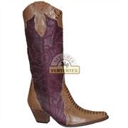 Bota texas amassada cano laranja sv8962