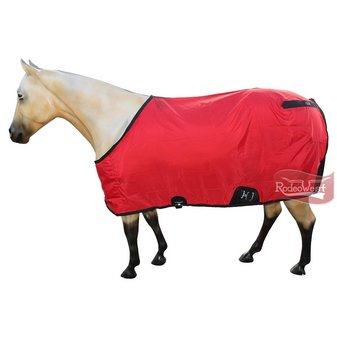 Capa p/ cavalo vermelha s/ forro - m reis