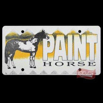 Placa decorativa de pvc paint horse - rodeo west