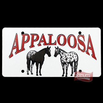 Placa decorativa de pvc appaloosa - rodeo west