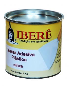 Massa adesiva plástica cinza 1kg